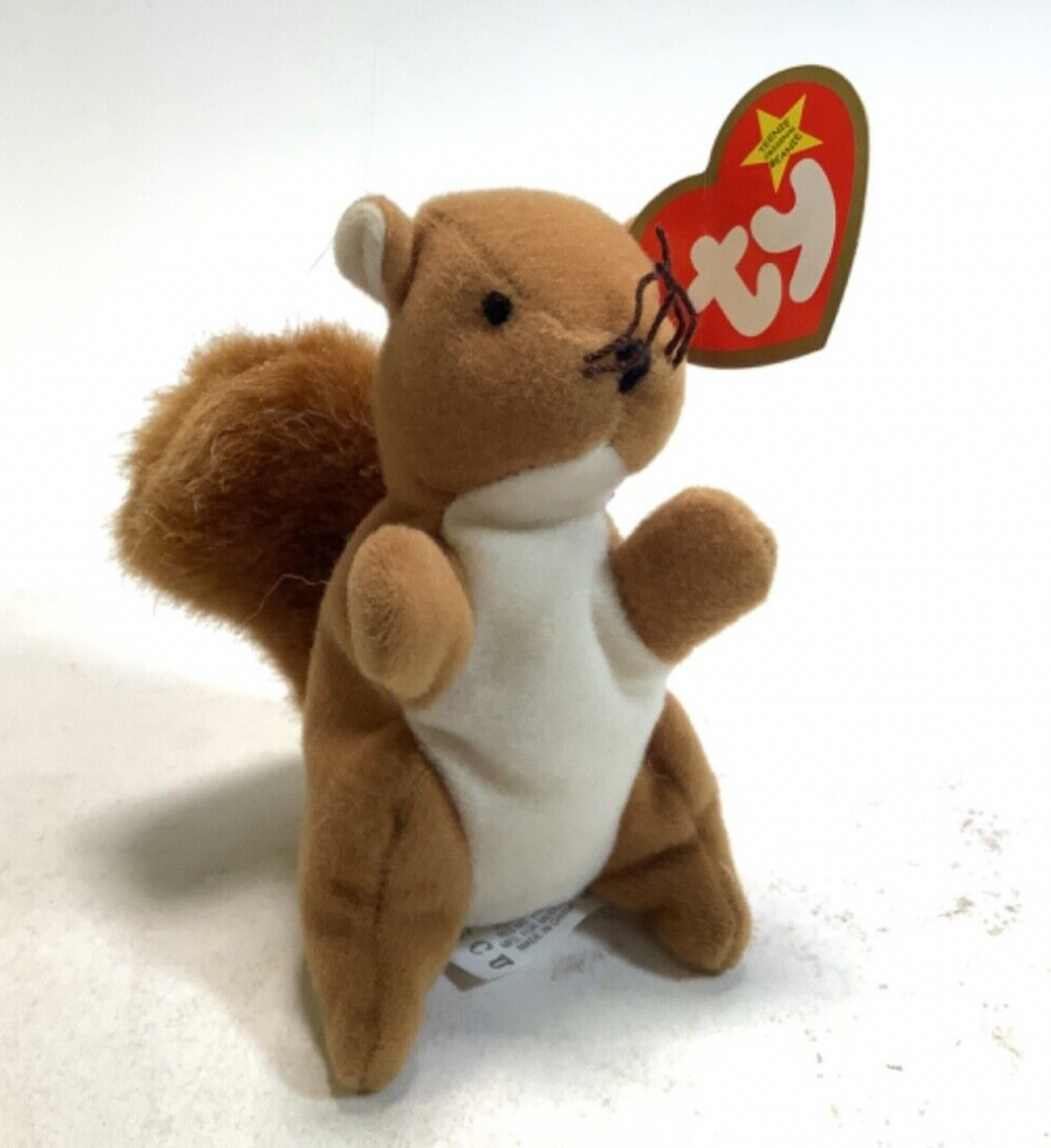 Nuts the squirrel beanie baby mcdonalds deals
